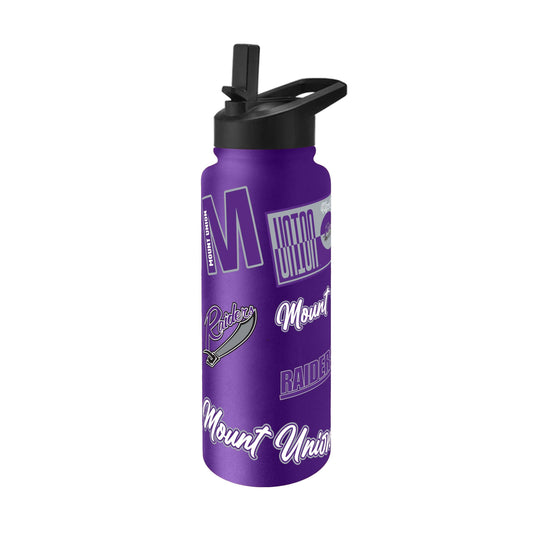 Mount Union 34oz Dreamweave Quencher Bottle - Logo Brands - Flyclothing LLC