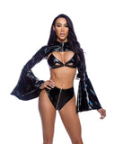 Roma Costume 6695 2PC High-Waisted Vinyl Short Set - Roma Costume - Flyclothing LLC