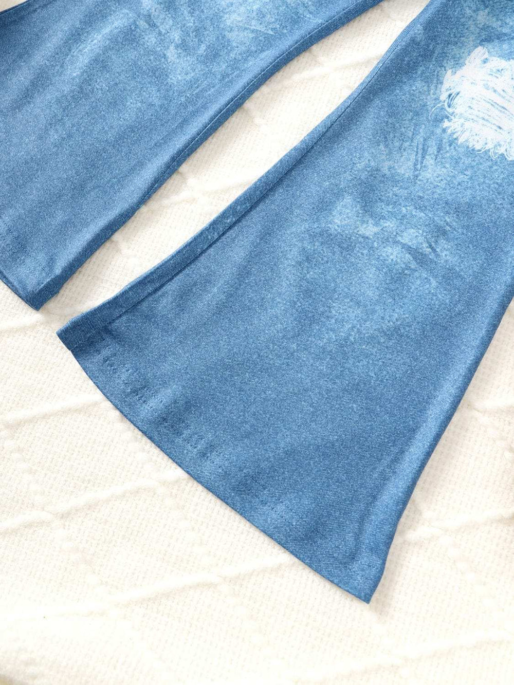 Children's Butterfly Print Top and Flare Pants Set - Trendsi - Flyclothing LLC