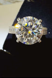 5 Carat Moissanite 925 Sterling Silver Ring - Trendsi - Flyclothing LLC