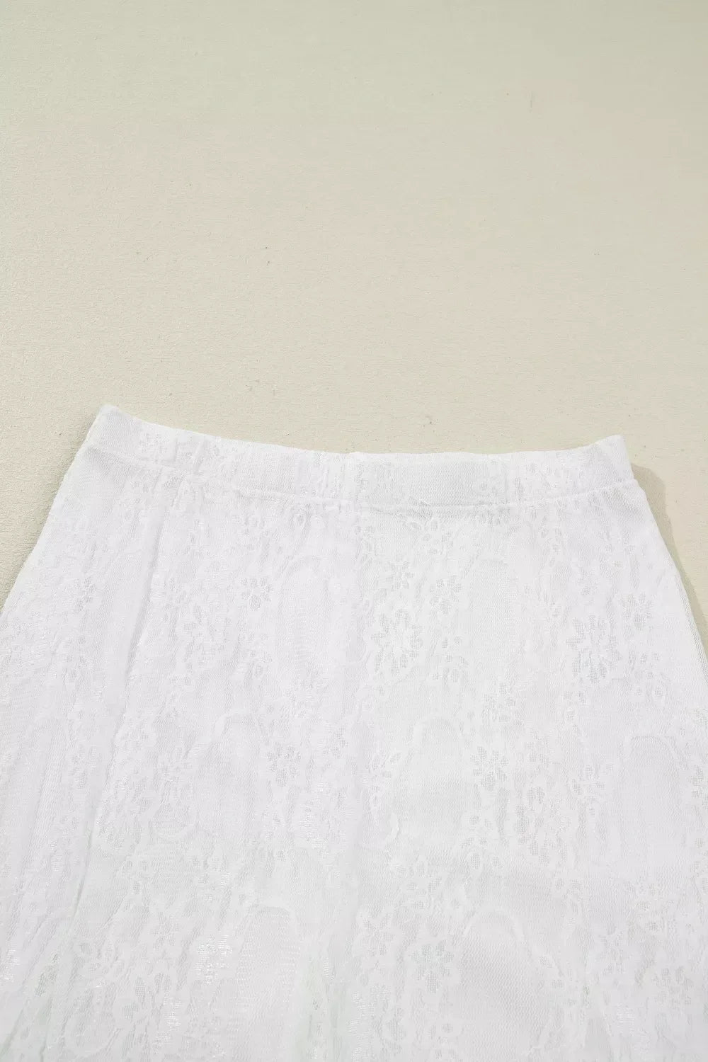 Sheer Floral Lace Flowy Maxi Skirt - Trendsi - Flyclothing LLC