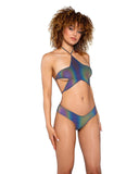 Roma Costume 6700 Reflective Star Shaped Tie Top - Roma Costume - Flyclothing LLC