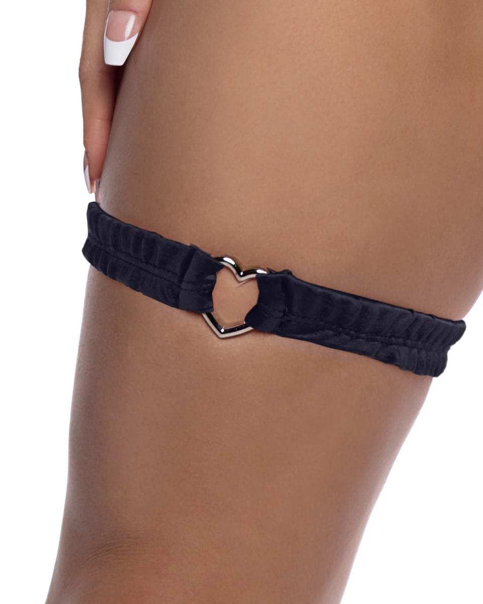 Roma Costume 6728 Spandex Garter with Heart Shaped Hardware - Roma Costume - Flyclothing LLC