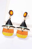 Witch's Hat Shape Synthetic Pearl Dangle Earrings - Trendsi - Flyclothing LLC