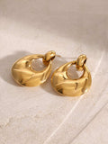 Stainless Steel Teardrop Shape Earrings - Trendsi - Flyclothing LLC