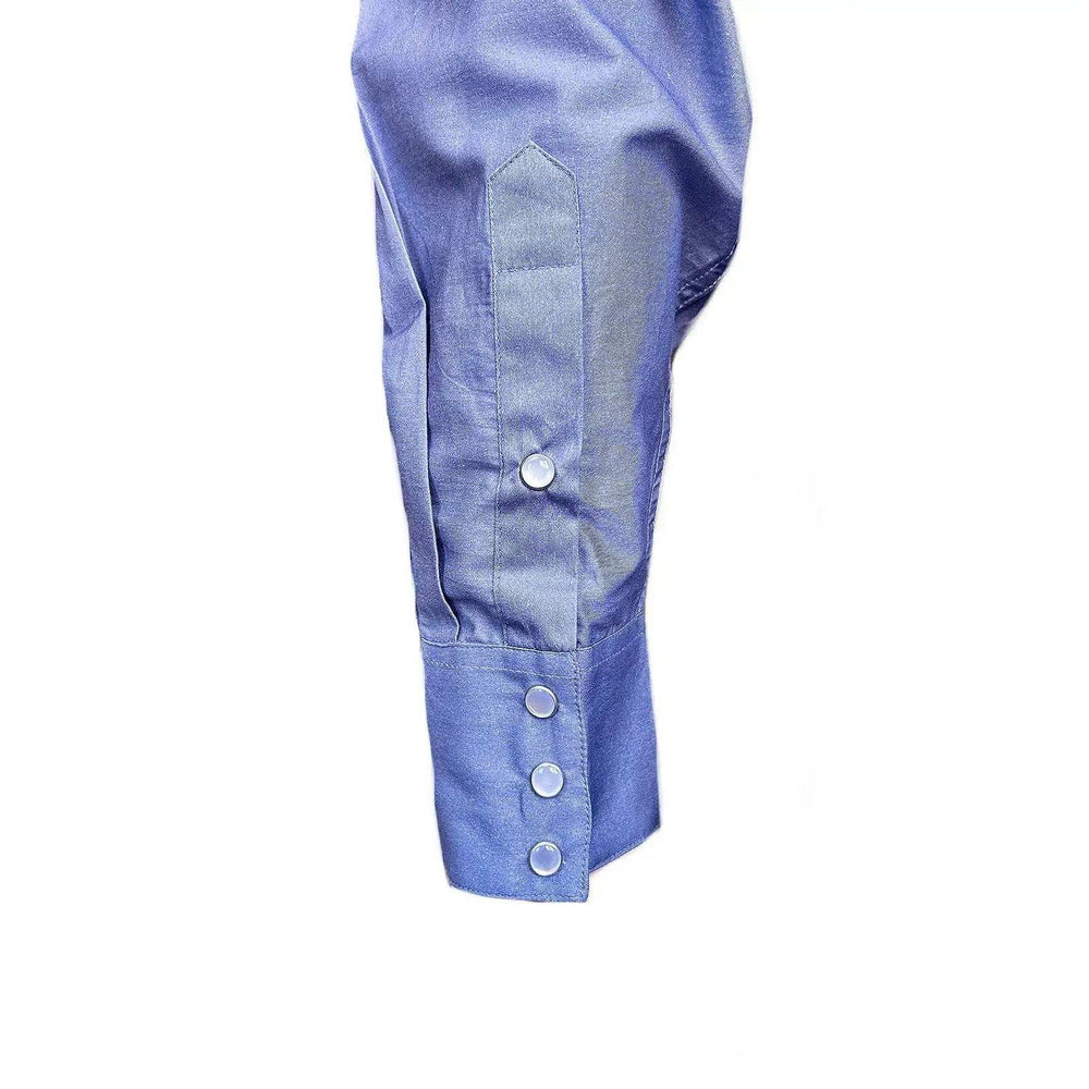 Rockmont Clothing Native Pattern Peach & Blue 2-Tone Print Western Shirt - Rockmount Clothing - Flyclothing LLC