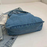 Adjustable Strap Denim Shoulder Bag - Trendsi - Flyclothing LLC