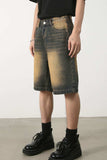 Men's Wasteland Style Demin Shorts with Pockets - Trendsi - Flyclothing LLC