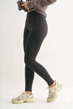 MONO B Essential Solid Leggings - Trendsi - Flyclothing LLC