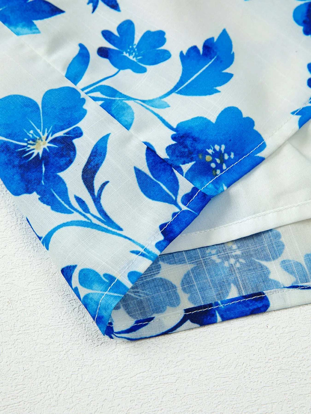 Floral Long Sleeve Tie Neck Blouse - Trendsi - Flyclothing LLC