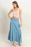 HYFVE Buttoned Front Strapless Knit Bustier Top - Trendsi - Flyclothing LLC