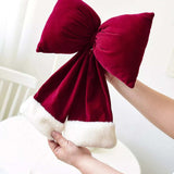 Christmas Velvet Bow Hanging Ornament - Trendsi - Flyclothing LLC