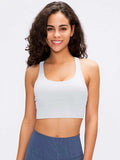 Crisscross Scoop Neck Active Tank - Trendsi - Flyclothing LLC