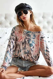 BiBi Tie Dye Terry Knit Terry Top - Trendsi - Flyclothing LLC