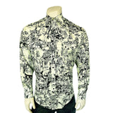 Rockmount Ranch Ware Men's Deadwood Saloon Print Western Shirt - Rockmount Clothing - Flyclothing LLC