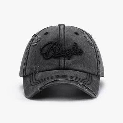 Embroidered Letter Cotton Baseball Cap - Trendsi - Flyclothing LLC