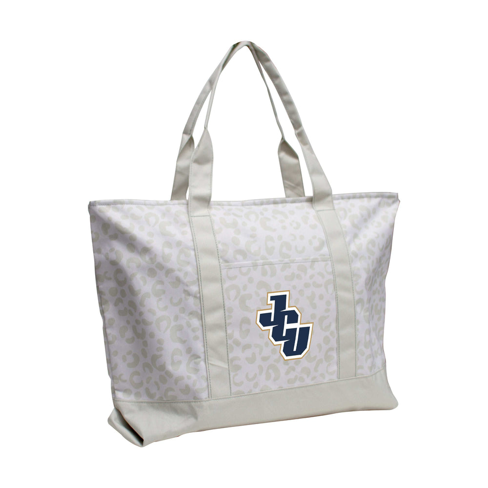 John Carrol Univ Leopard Pattern Tote - Logo Brands - Flyclothing LLC