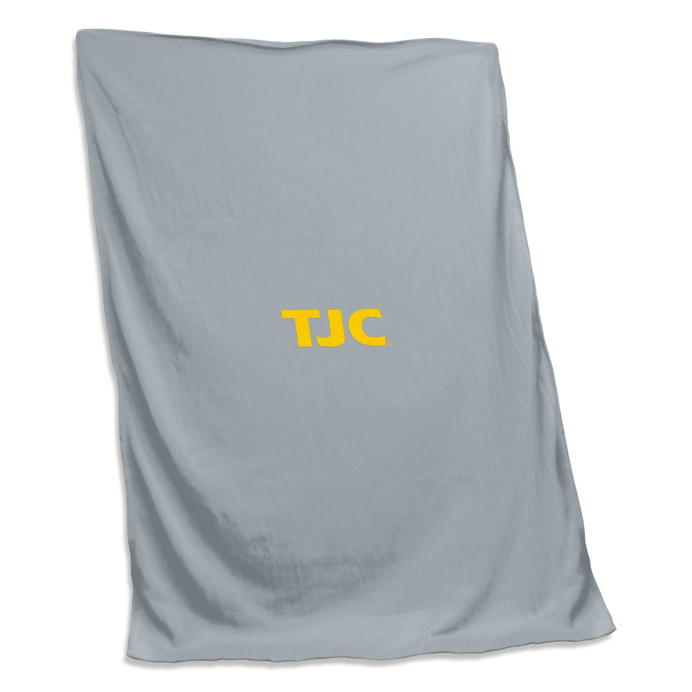 Tyler Junior College Gray Screened Sweatshirt Blanket - Logo Brands - Flyclothing LLC