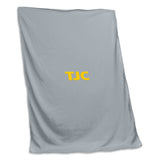 Tyler Junior College Gray Screened Sweatshirt Blanket - Logo Brands - Flyclothing LLC