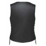 Annette - Ladies Lining Leather Vest - Unik Just for Bikers - Flyclothing LLC