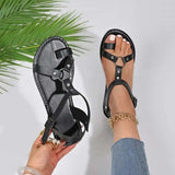 Toe Loop Flat Sandals - Trendsi - Flyclothing LLC