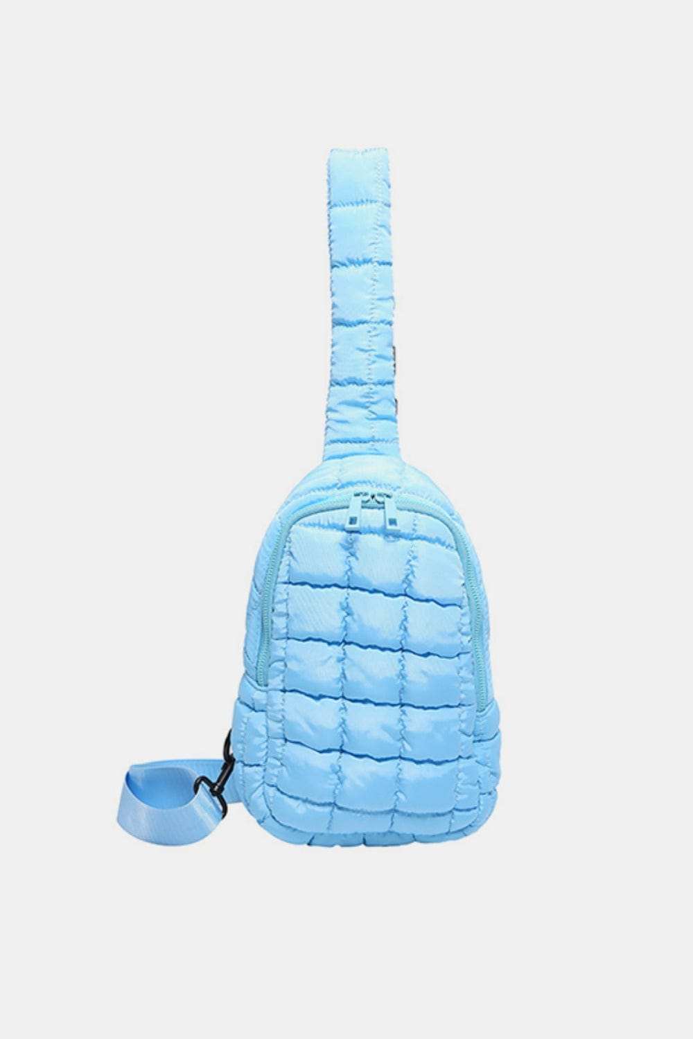 Quilted Nylon Crossbody Bag - Trendsi - Flyclothing LLC
