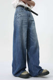 Wide Leg Men's Jeans with Pockets - Trendsi - Flyclothing LLC