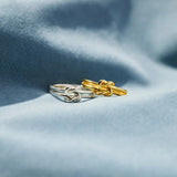 925 Sterling Silver Knotted Ring - Trendsi - Flyclothing LLC