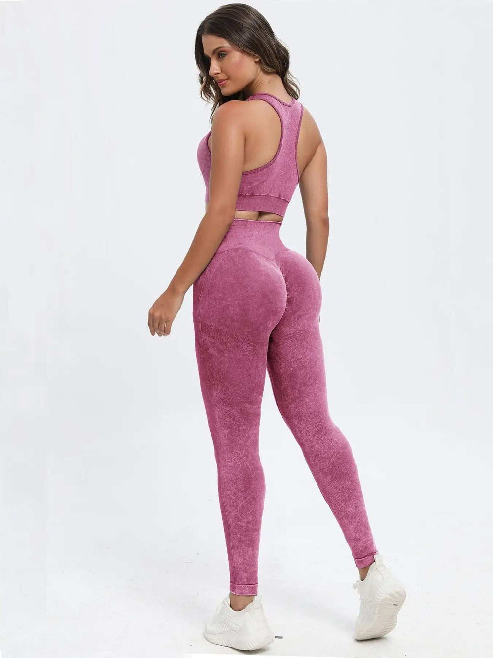 Scoop Neck Wide Strap Top and Pants Active Set - Trendsi - Flyclothing LLC
