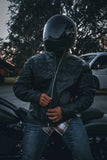Phantom - Mens Premium Leather Jacket - Unik Just for Bikers - Flyclothing LLC