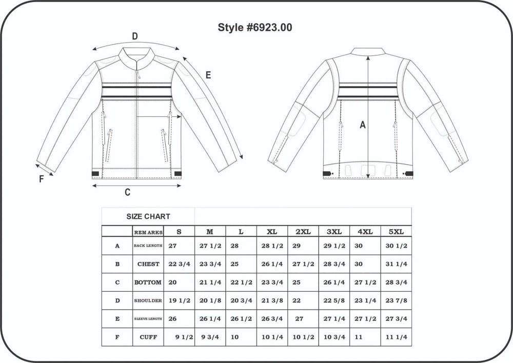 Grizzly - Mens Ultra Leather Jacket - Unik Just for Bikers - Flyclothing LLC