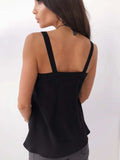 V-Neck Wide Strap Cami - Trendsi - Flyclothing LLC