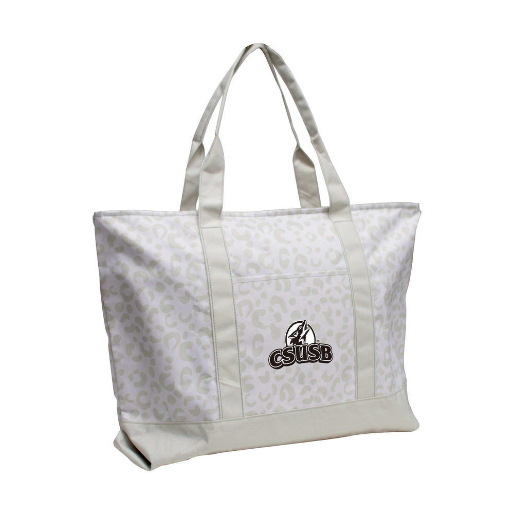 San Bernardino Leopard Pattern Tote - Logo Brands - Flyclothing LLC