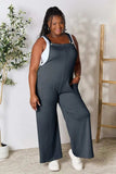 Double Take Full Size Wide Strap Overall with Pockets - Trendsi - Flyclothing LLC