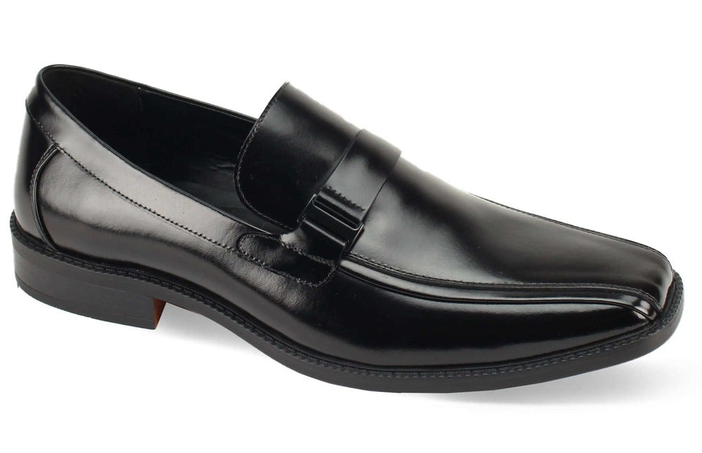 Giorgio Venturi Bike Toe Strap Slip-On Shoe Black - Giorgio Venturi - Flyclothing LLC