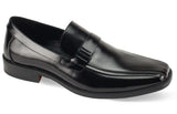 Giorgio Venturi Bike Toe Strap Slip-On Shoe Black - Giorgio Venturi - Flyclothing LLC