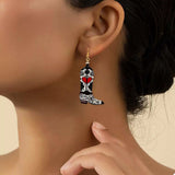 Cowboy Boot Dangle Earrings - Trendsi - Flyclothing LLC