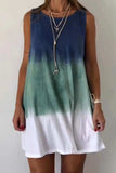 Full Size Tie-Dye Sleeveless Mini Tank Dress Plus Size - Trendsi - Flyclothing LLC