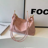 Knotted Strap Leather Handbag - Trendsi - Flyclothing LLC