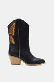 Beast Fashion Butterfly Cut Detail Point Toe Boots - Trendsi - Flyclothing LLC