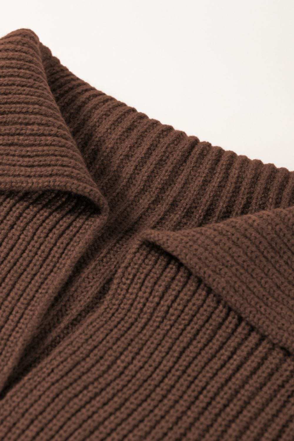 Button Down Collared Neck Cardigan - Trendsi - Flyclothing LLC