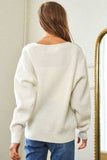 Davi & Dani Flower Embroidered Button Up Long Sleeve Cardigan - Trendsi - Flyclothing LLC