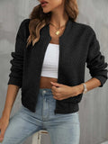 Zip Up Long Sleeve Jacket - Trendsi - Flyclothing LLC