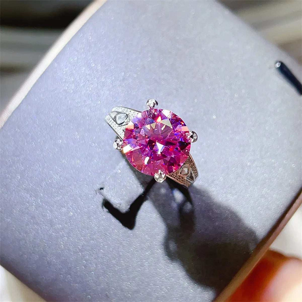 5 Carat Moissanite 925 Sterling Silver Ring - Trendsi - Flyclothing LLC