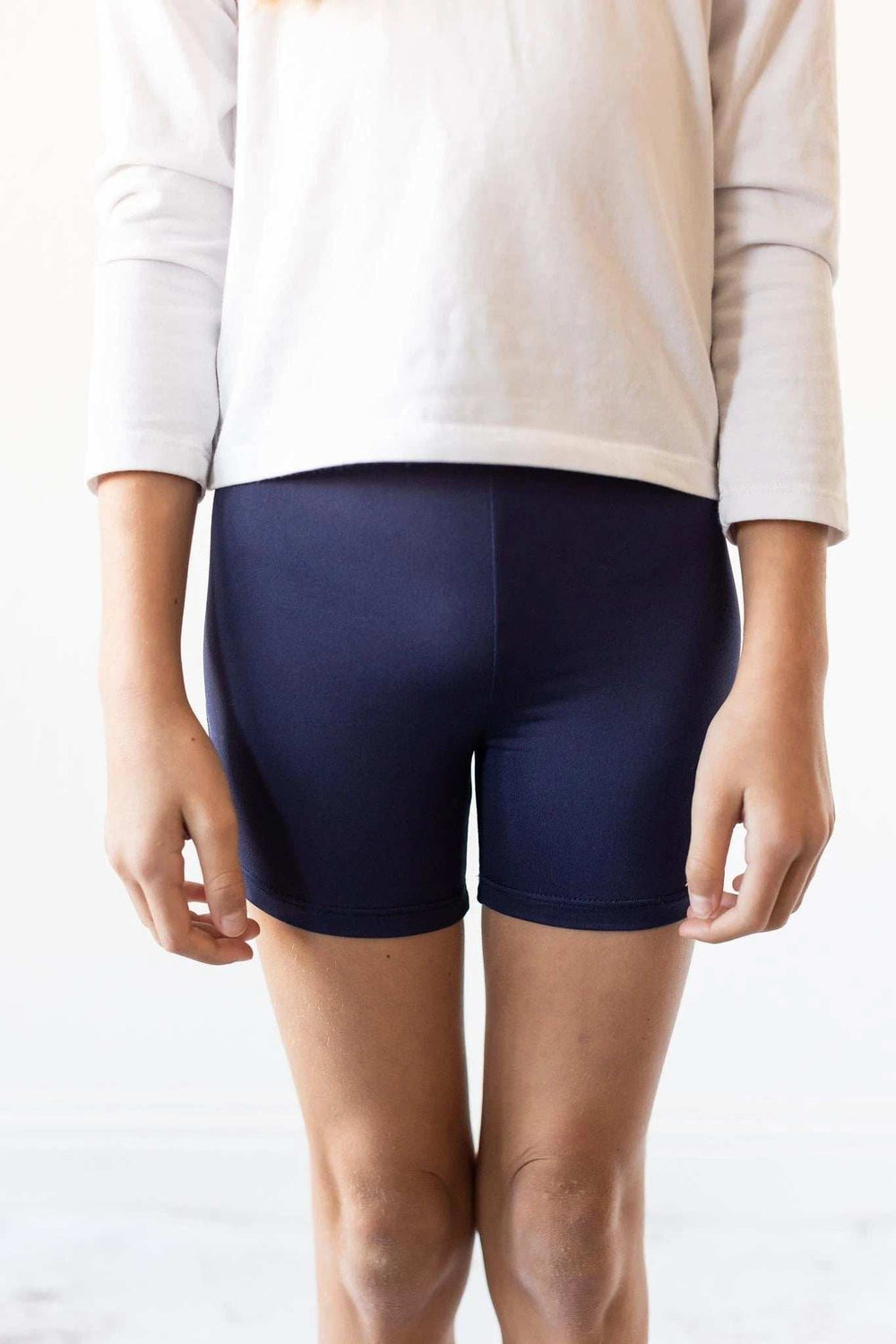 Navy Twirl Shorts - Mila & Rose ® - Flyclothing LLC