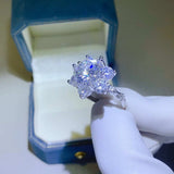 5 Carat Moissanite 925 Sterling Silver Ring - Trendsi - Flyclothing LLC