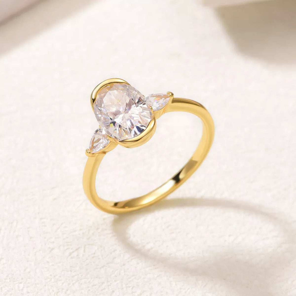 2.5 Carat Moissanite 925 Sterling Silver Ring - Trendsi - Flyclothing LLC