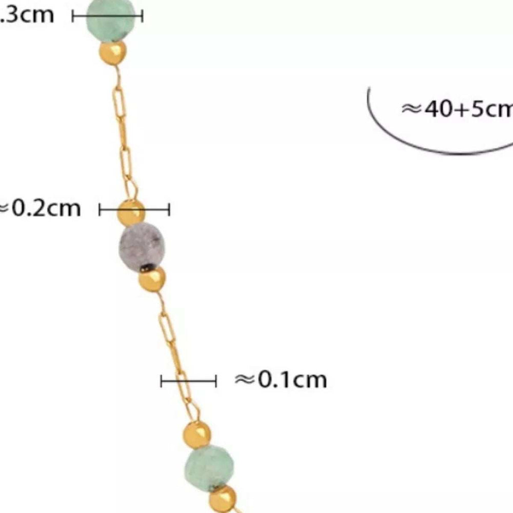 18K Gold-Plated Titanium Steel Necklace - Trendsi - Flyclothing LLC