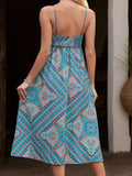 Printed Spaghetti Strap Midi Dress - Trendsi - Flyclothing LLC