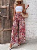 Printed Wide Leg Pants - Trendsi - Flyclothing LLC
